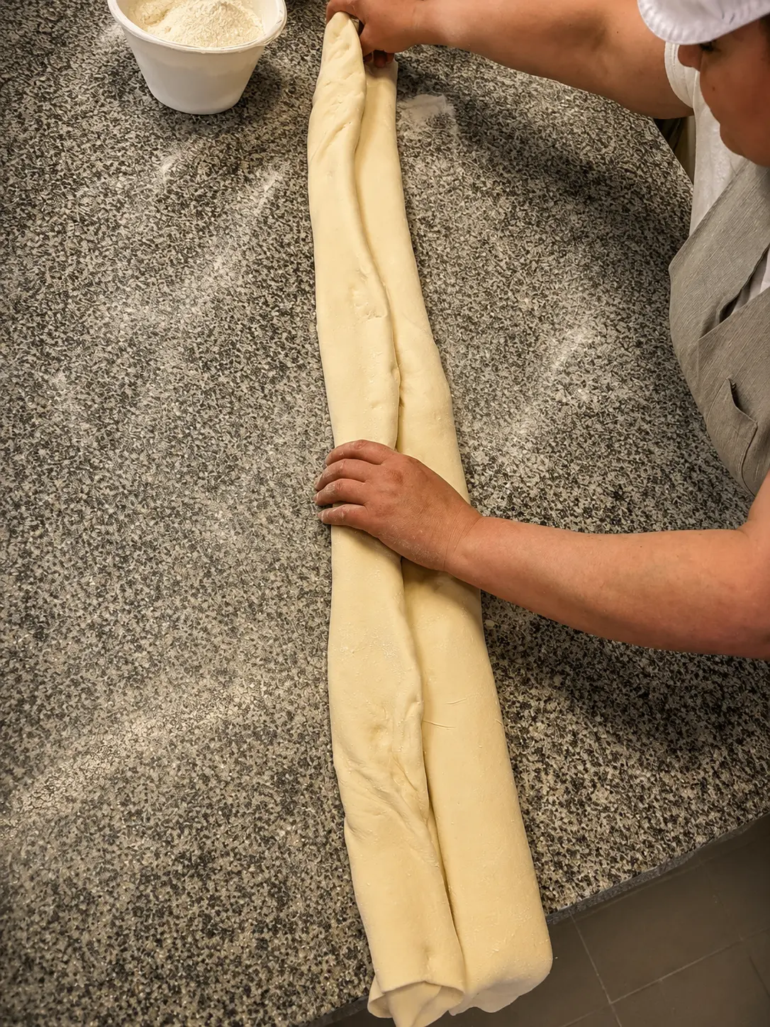 Si prepara il rotolo