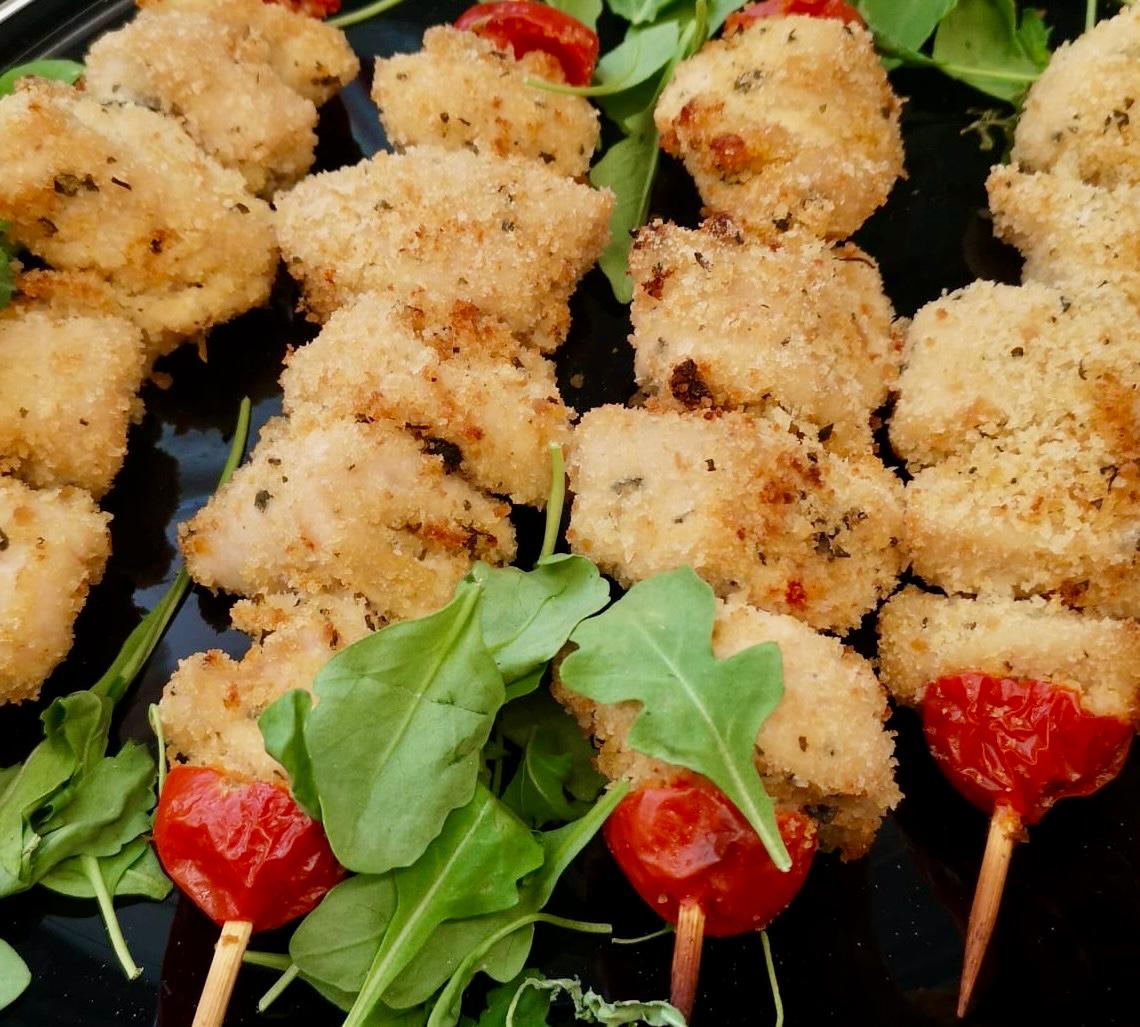 Spiedini gratinati, cotti in giornata